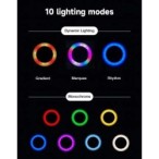 Bluetooth garsiakalbis 11W (1 - fazės bėginės sistemos) juodas, su pašvietimu RGB spalvos