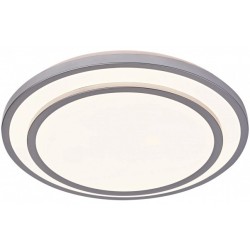 Lubinis LED šviestuvas Ø29.3cm 12W, baltas/sidabrinis, CCT šviesa