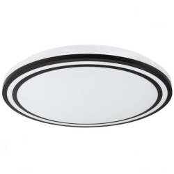 Lubinis LED šviestuvas Ø48.5cm 36W, baltas/juodas, CCT šviesa