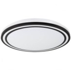 Lubinis LED šviestuvas Ø48.5cm 36W, baltas/juodas, CCT šviesa