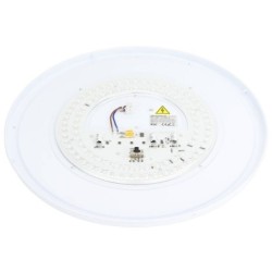 Lubinis LED šviestuvas Ø48.5cm 36W, baltas/juodas, CCT šviesa