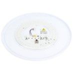Lubinis LED šviestuvas Ø48.5cm 36W, baltas/juodas, CCT šviesa