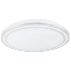 Lubinis LED šviestuvas Ø48.5cm 36W, baltas/sidabrinis, CCT šviesa