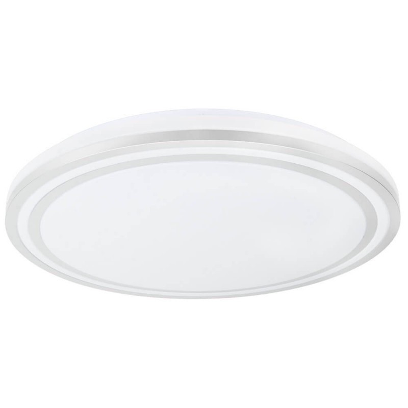 Lubinis LED šviestuvas Ø48.5cm 36W, baltas/sidabrinis, CCT šviesa