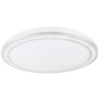 Lubinis LED šviestuvas Ø48.5cm 36W, baltas/sidabrinis, CCT šviesa