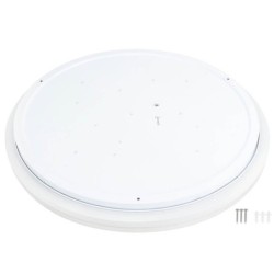 Lubinis LED šviestuvas Ø48.5cm 36W, baltas/sidabrinis, CCT šviesa