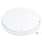 Lubinis LED šviestuvas Ø48.5cm 36W, baltas/sidabrinis, CCT šviesa