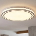 Lubinis LED šviestuvas Ø48.5cm 36W, baltas/sidabrinis, CCT šviesa