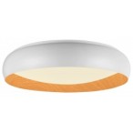 Lubinis LED šviestuvas Ø55.5cm 36W, baltas/medžio, CCT šviesa