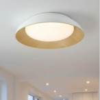 Lubinis LED šviestuvas Ø51cm 24W, baltas/medžio, CCT šviesa