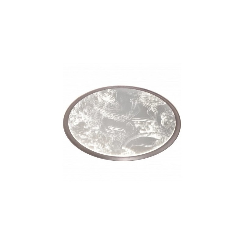 Lubinis LED šviestuvas Ø50cm 68W, pilkas/pilkai margas, CCT šviesa, nuotolinis valdymas