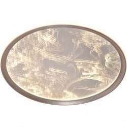 Lubinis LED šviestuvas Ø50cm 68W, pilkas/pilkai margas, CCT šviesa, nuotolinis valdymas