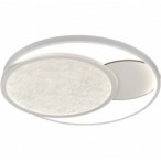 Lubinis LED šviestuvas, 64W, baltas/pilkas, CCT šviesa, nuotolinis valdymas