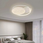 Lubinis LED šviestuvas, 64W, baltas/pilkas, CCT šviesa, nuotolinis valdymas