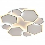 Lubinis LED šviestuvas, 68W, baltas/pilkas, CCT šviesa, nuotolinis valdymas