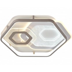 Lubinis LED šviestuvas, 84W, baltas/pilkas, CCT šviesa, nuotolinis valdymas