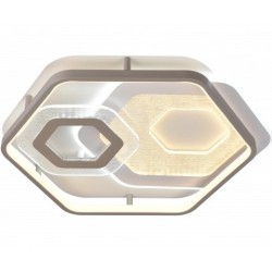 Lubinis LED šviestuvas, 84W, baltas/pilkas, CCT šviesa, nuotolinis valdymas