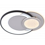 Lubinis LED šviestuvas, 84W, baltas/juodas, CCT šviesa, nuotolinis valdymas