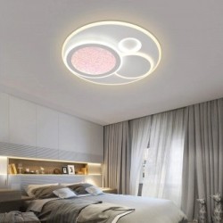 Lubinis LED šviestuvas, 84W, baltas/pilkas, CCT šviesa, nuotolinis valdymas