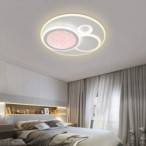 Lubinis LED šviestuvas, 84W, baltas/pilkas, CCT šviesa, nuotolinis valdymas
