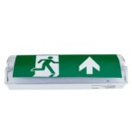 Paviršinio montavimo evakuacinis LED šviestuvas 4W 3.6V 1500mAh su 3 val. avariniu veikimu + PVC lipdukai