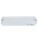 Paviršinio montavimo evakuacinis LED šviestuvas 4W 3.6V 1500mAh su 3 val. avariniu veikimu + PVC lipdukai