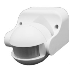 PIR judesio daviklis IP44 220V D:12m 180° Lux:10-2000