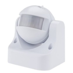 PIR judesio daviklis IP44 220V D:12m 180° Lux:10-2000