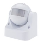 PIR judesio daviklis IP44 220V D:12m 180° Lux:10-2000