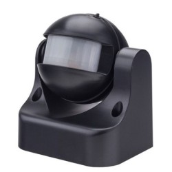 PIR judesio daviklis IP44 220V D:12m 180° Lux:10-2000