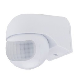 PIR judesio daviklis IP54 220V D:12m 180° Lux:10-2000