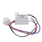 PIR judesio daviklis IP65 220V D:2-10m 120° Lux:10-2000