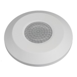 PIR judesio daviklis IP20 220V D:8m 360° Lux:10-2000