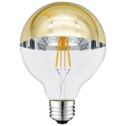 LED lemputė G95 7W 800LM 2700K E27 220V HALF Aukso Stiklas