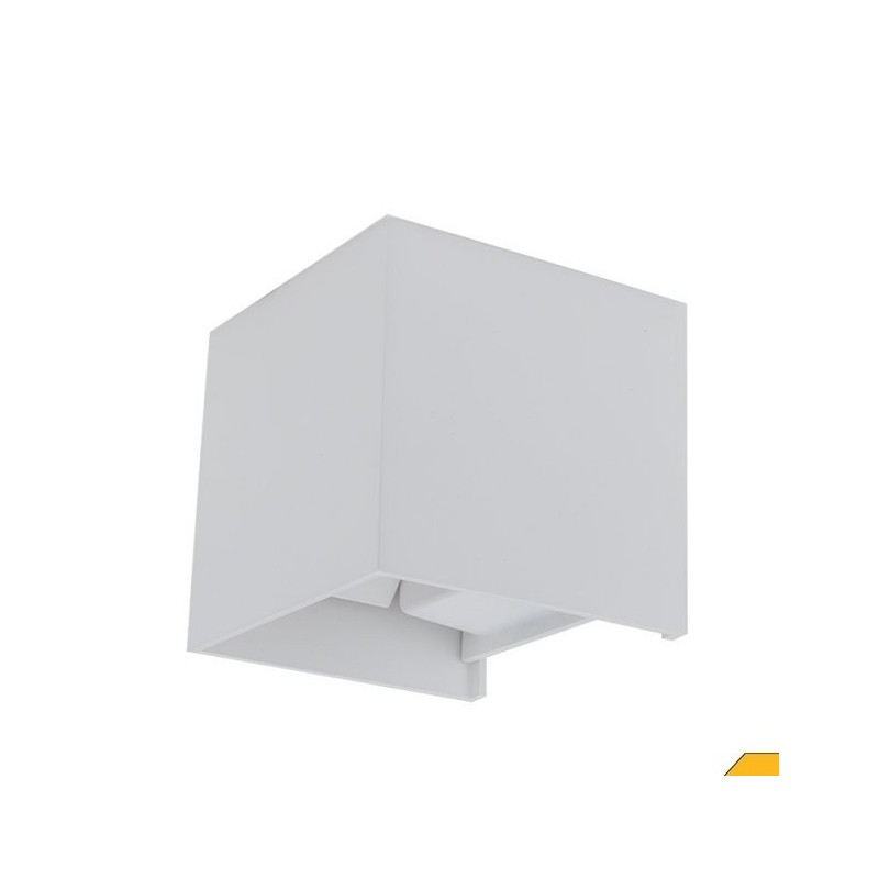 LED fasadinis lauko šviestuvas EPISTAR 2x6W IP54 660LM BALTA SPALVA 3000K