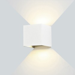 LED fasadinis lauko šviestuvas EPISTAR 220V 12W IP54 1320LM BALTA SPALVA 4000K