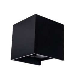 LED fasadinis lauko šviestuvas EPISTAR 2x6W IP54 660LM Juoda spalva 3000K