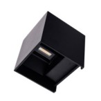 LED fasadinis lauko šviestuvas EPISTAR 2x6W IP54 660LM Juoda spalva 4000K
