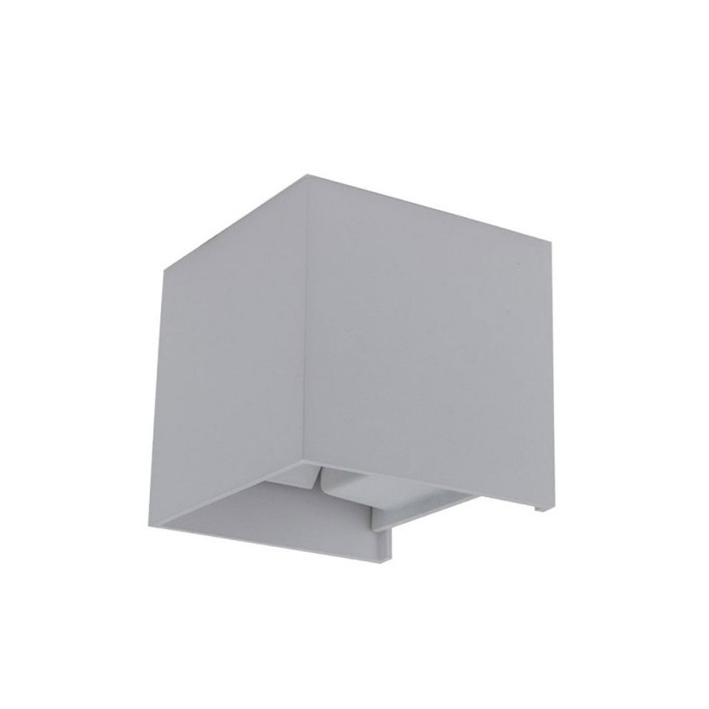 LED fasadinis lauko šviestuvas EPISTAR 2x6W IP54 660LM Pilkas 3000K