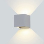 LED fasadinis lauko šviestuvas EPISTAR 220V 12W IP54 1320LM Pilkas 3000K