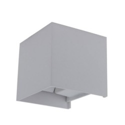 LED fasadinis lauko šviestuvas EPISTAR 220V 12W IP54 1320LM Pilkas 4000K