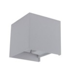 LED fasadinis lauko šviestuvas EPISTAR 220V 12W IP54 1320LM Pilkas 4000K