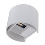LED fasadinis lauko šviestuvas EPISTAR 2x6W IP54 660LM BALTA SPALVA 3000K