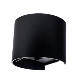 LED fasadinis lauko šviestuvas EPISTAR 2x6W IP54 660LM Juoda spalva 3000K