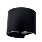 LED fasadinis lauko šviestuvas EPISTAR 2x6W IP54 660LM Juoda spalva 4000K