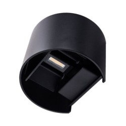 LED fasadinis lauko šviestuvas EPISTAR 2x6W IP54 660LM Juoda spalva 4000K