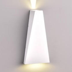 LED fasadinis lauko šviestuvas CREE 2x6W IP54 660LM BALTA SPALVA 3000K