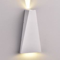 LED fasadinis lauko šviestuvas CREE 2x6W IP54 660LM Pilkas 3000K
