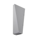 LED fasadinis lauko šviestuvas CREE 2x6W IP54 660LM Pilkas 4000K