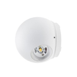 LED fasadinis lauko šviestuvas CREE 2x6W IP54 660LM BALTA SPALVA 4000K